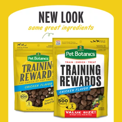 Product Pet Botanics Training Rewards Dog Treats