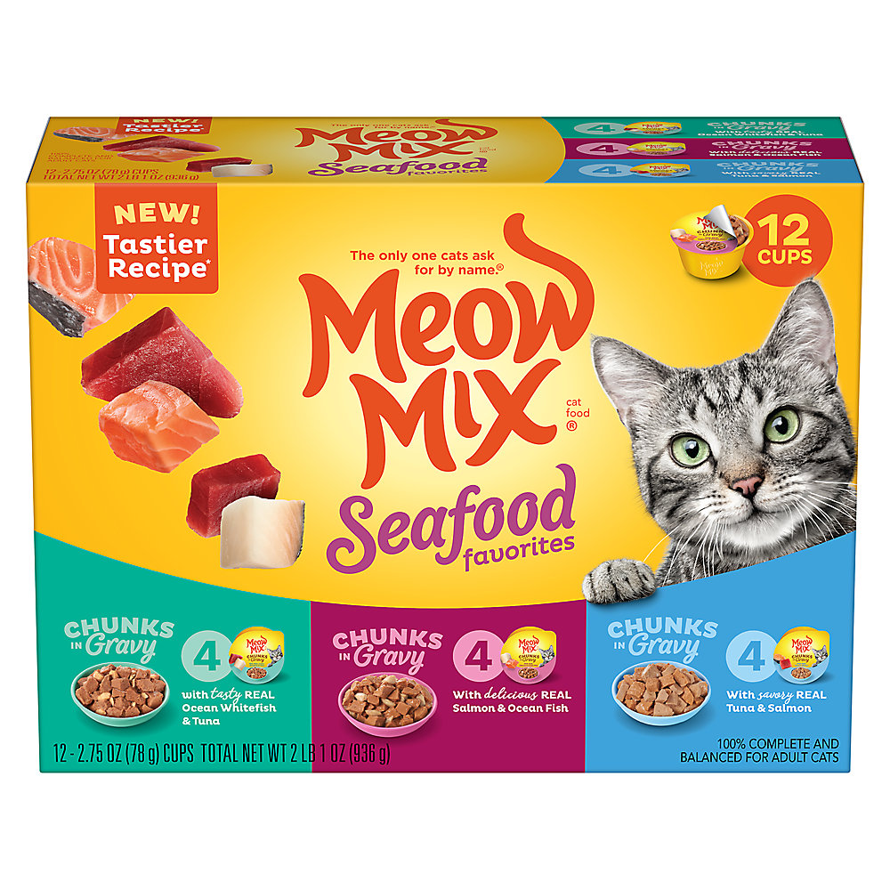 Meow Mix seafood favorites 