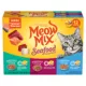 Product Meow Mix Wet Cat Food Adult - Ocean Whitefish, Tuna, Salmon - Variety Pack, 12 CT, 33 OZ