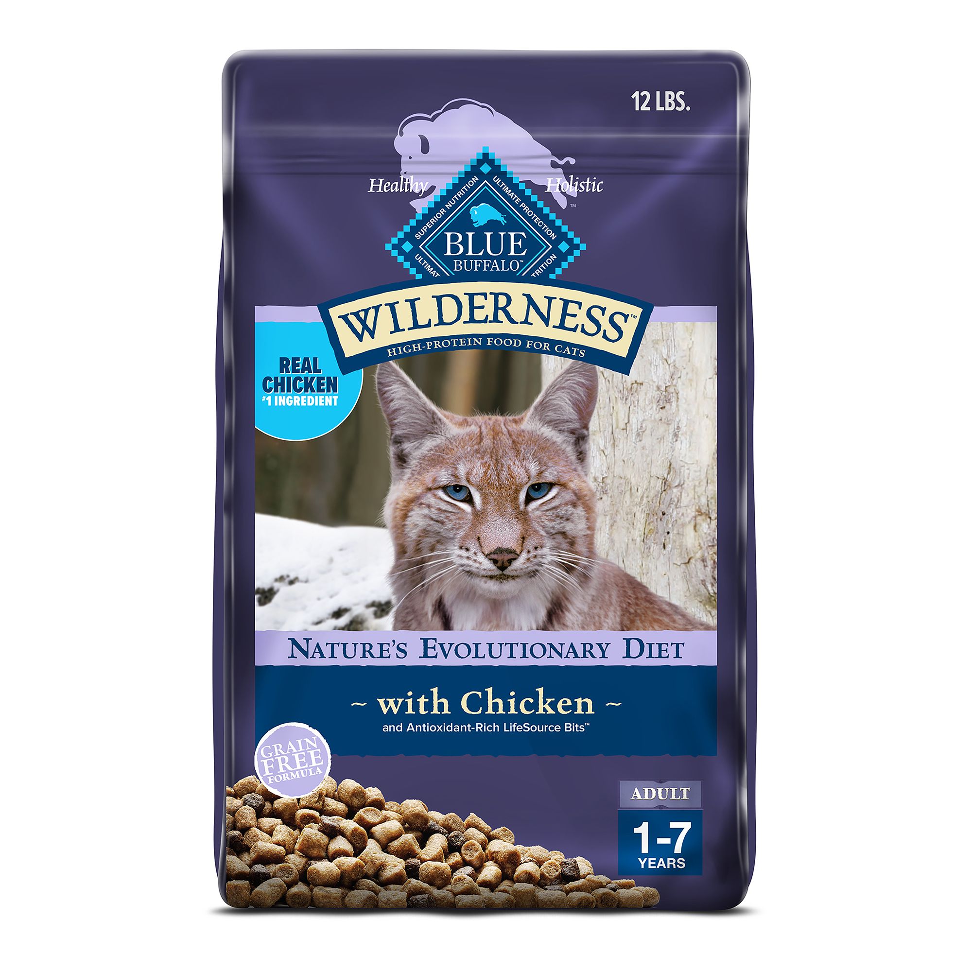 Blue Buffalo Wilderness Adult Cat Food Grain Free Natural Chicken Cat Dry Food Petsmart