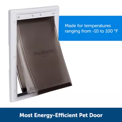 Insulated pet door hotsell