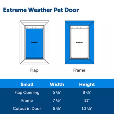 Product PetSafe® Extreme Weather Pet Door - Energy Efficient - Insulated Flap