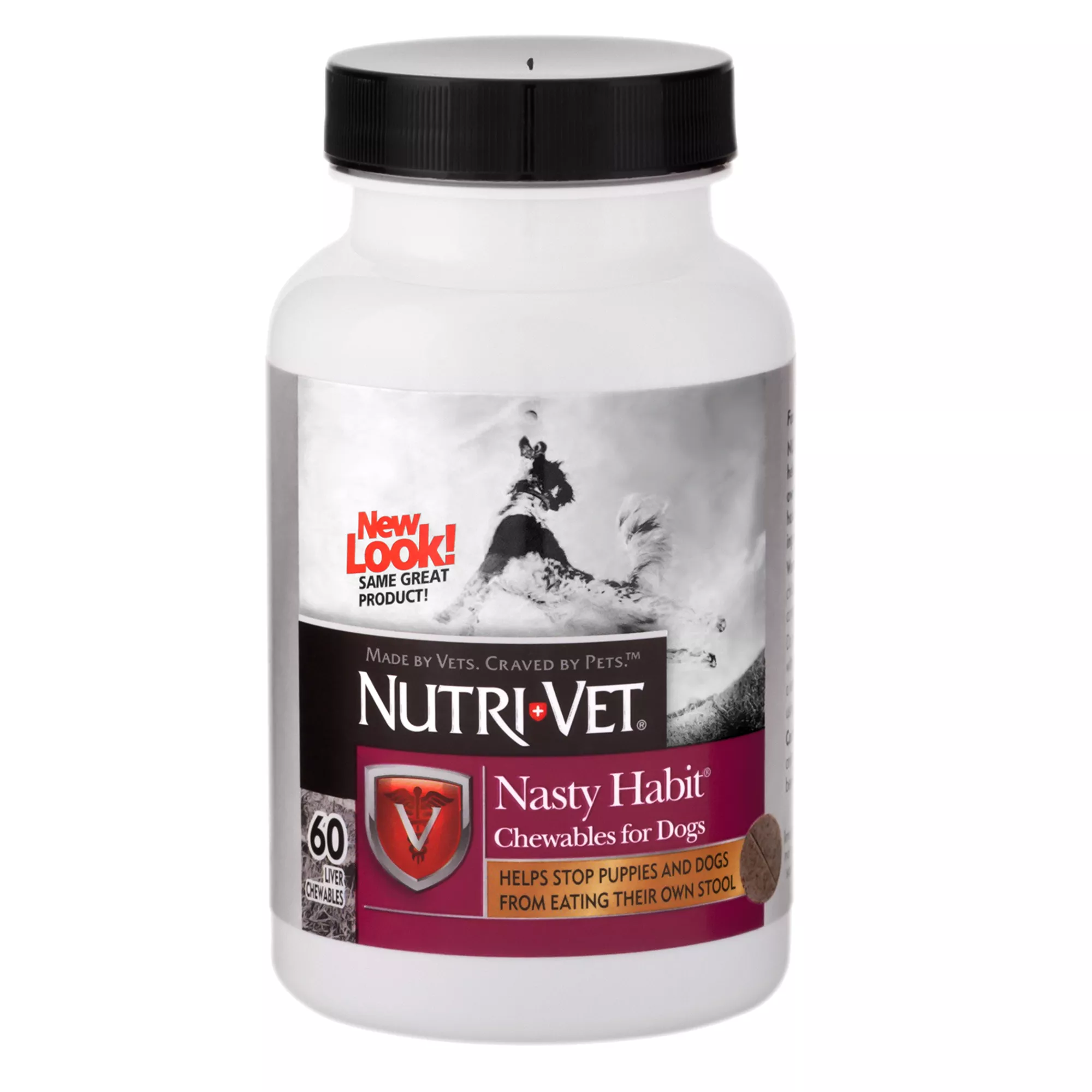 Nutri-Vet® Nasty Habit® Chewables for Dogs - Liver Flavour