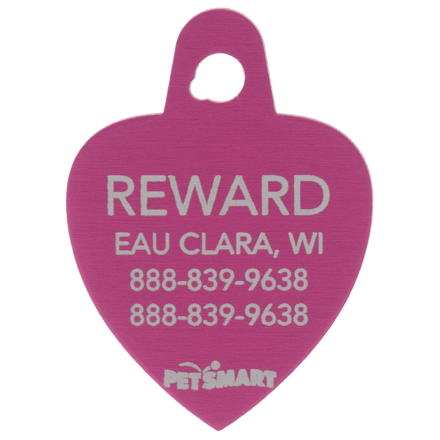 TagWorks Sport Collection Heart Personalized Pet ID Tag