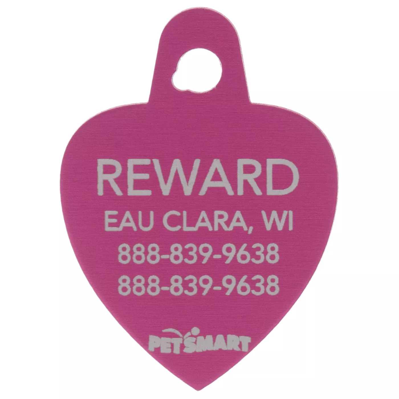 TagWorks Sport Collection Heart Personalized Pet ID Tag