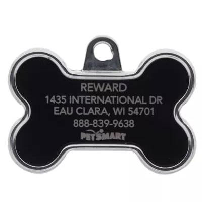 Product TagWorks® Blingz Collection Bone Personalized Pet ID Tag