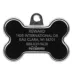 TagWorks® Blingz Collection Bone Personalized Pet ID Tag image thumbnail 2