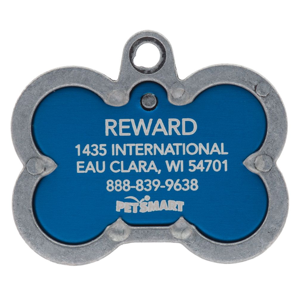 Tagworks Designer Collection Large Bone Personalized Pet Id Tag Dog Id Tags Petsmart