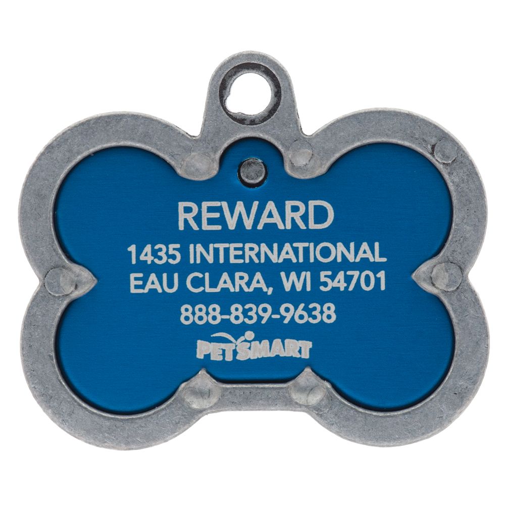 Large Bone Personalized Pet ID Tag 