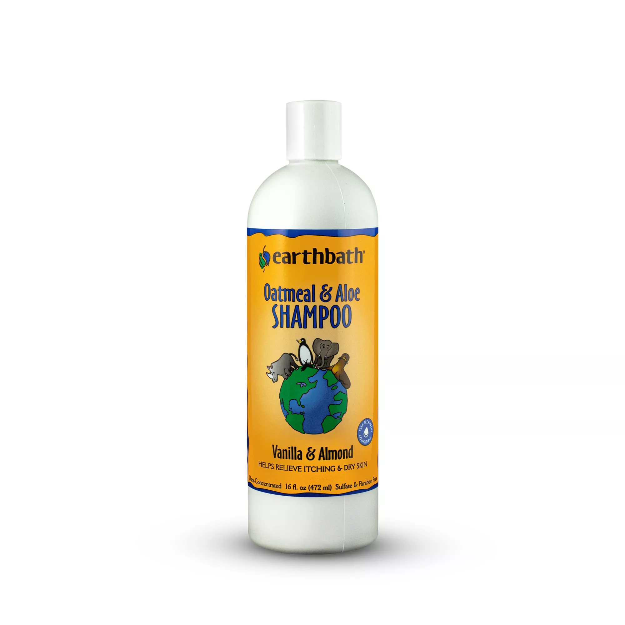 earthbath® Oatmeal & Aloe Pet Shampoo - Vanilla & Almond