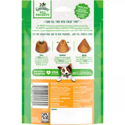 Product Greenies Pill Pockets Natural Adult Dog Treats Tablet Size Chicken Flavour