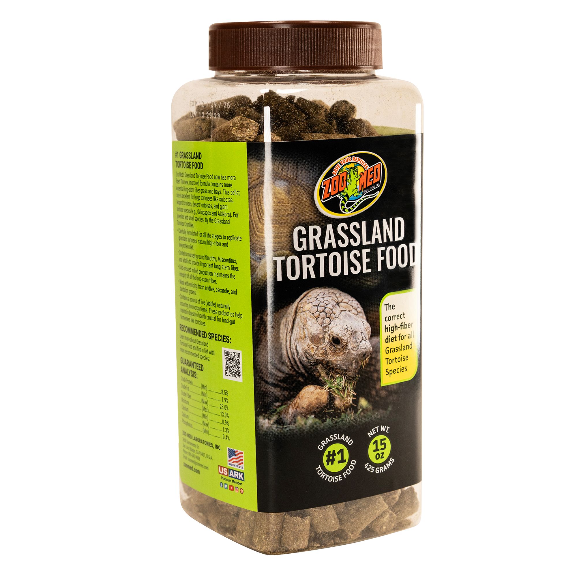 Zoo Med Natural Grassland Tortoise Food - Grassland Tortoise Diet