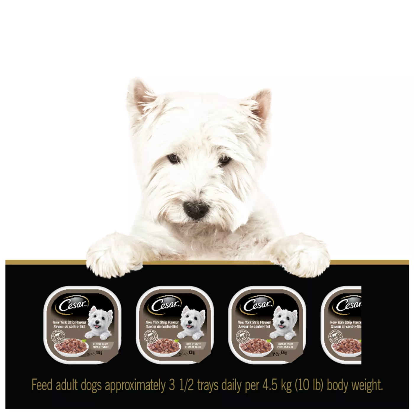 Cesar® Slices Adult Dog Food New York Strip