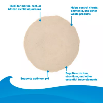 Top Fin® Aragonite Aragamax Oolite Aquarium Sand & Fish Tank Substrate - 30 lb - Image 3