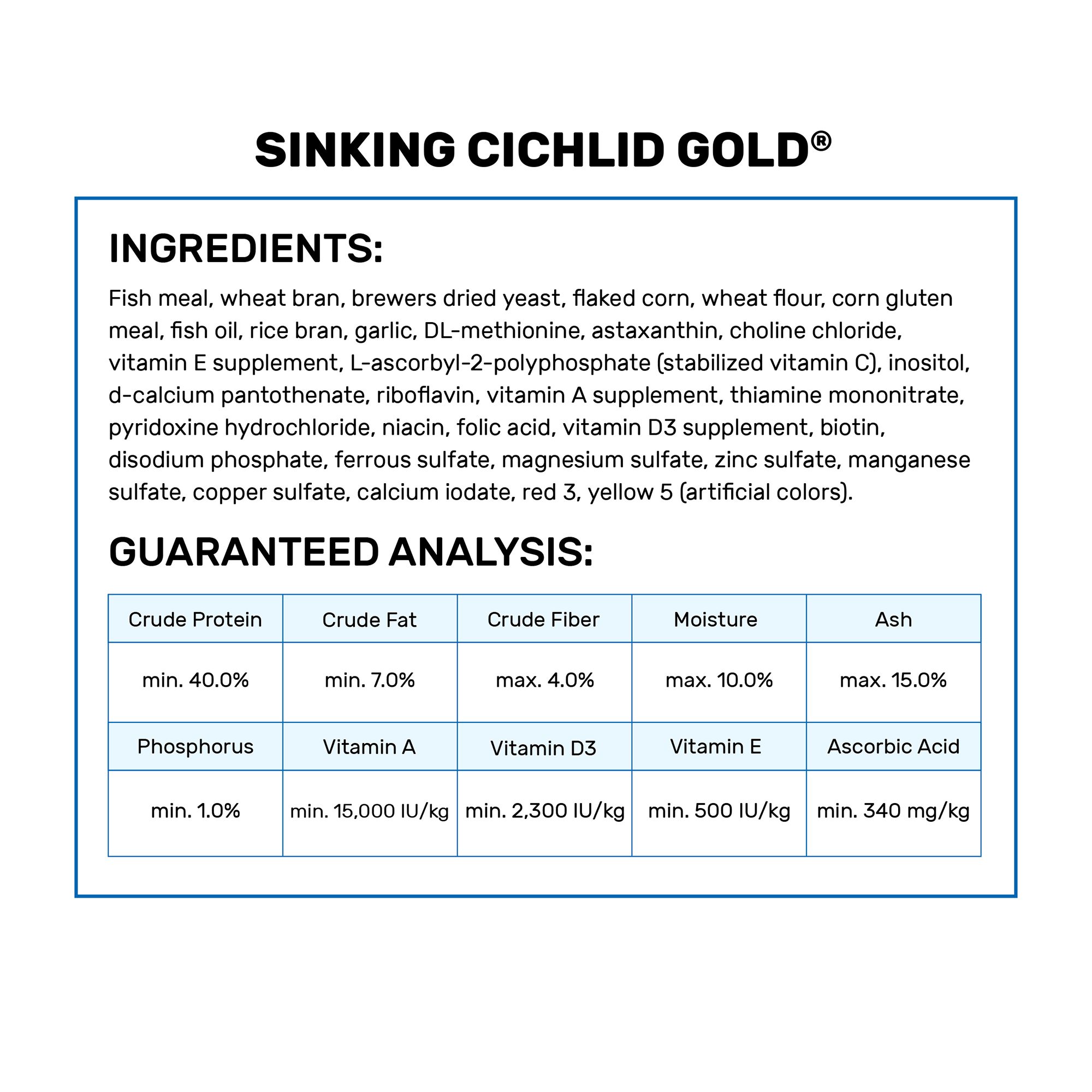 Hikari® Sinking Cichlid Gold® Fish Food - thumbnail 4