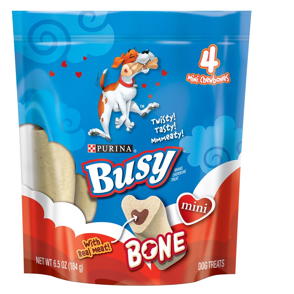 Purina® Busy Bone Mini Dog Treat Beef dog Bones & Rawhide PetSmart