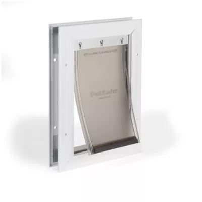 Product PetSafe® Freedom Aluminum Pet Door for Dogs and Cats - White - Tinted Vinyl Flap