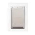 PetSafe® Freedom Aluminum Pet Door for Dogs and Cats - White - Tinted Vinyl Flap image thumbnail 1
