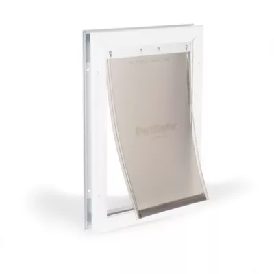Product PetSafe® Freedom Aluminum Pet Door for Dogs and Cats - White - Tinted Vinyl Flap