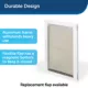 Product PetSafe® Freedom Aluminum Pet Door for Dogs and Cats - White - Tinted Vinyl Flap