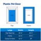 Product PetSafe® Plastic Pet Door - Easy Installation - Adjustable Flap