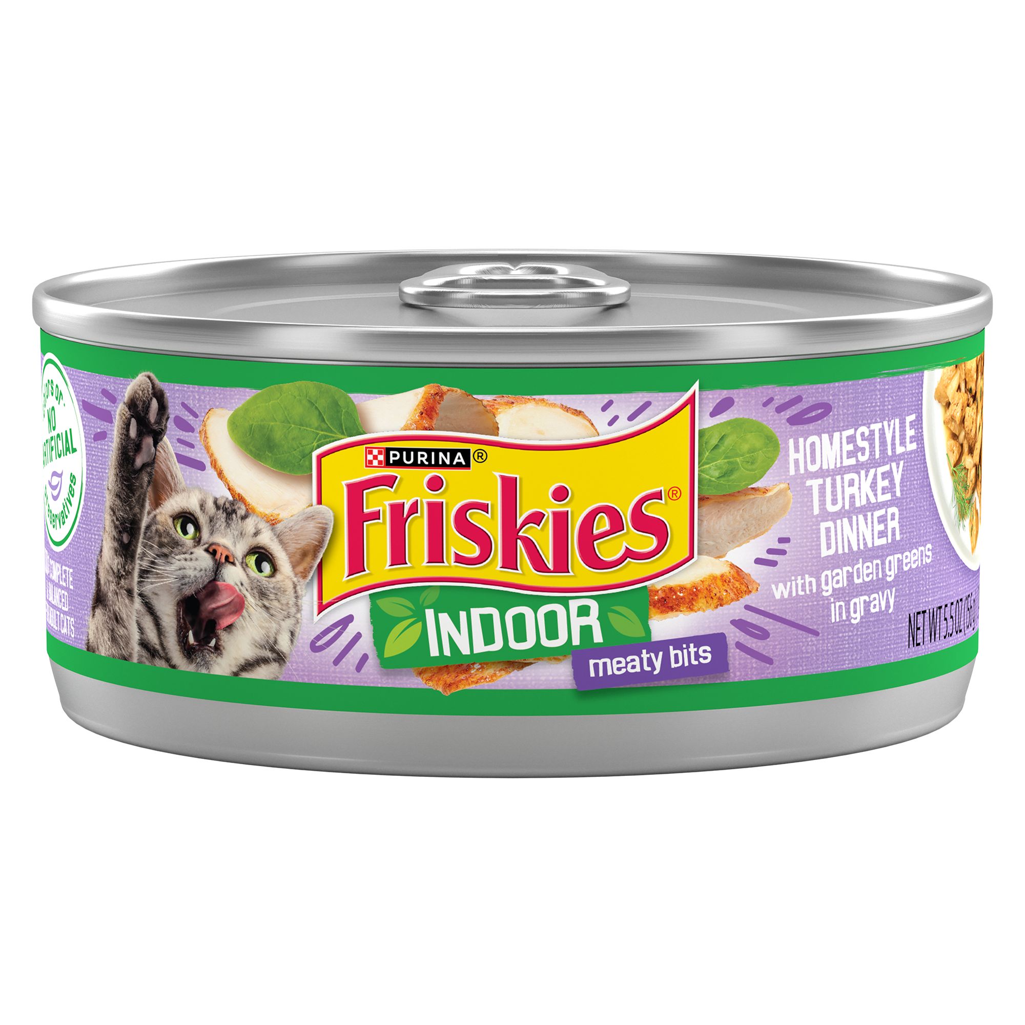 Purina Friskies Indoor Adult Cat Wet Food 6.04 oz. Antioxidants