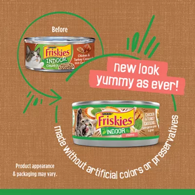 Product Friskies® Indoor Adult Cat Wet Food - 6.04 oz., Antioxidants