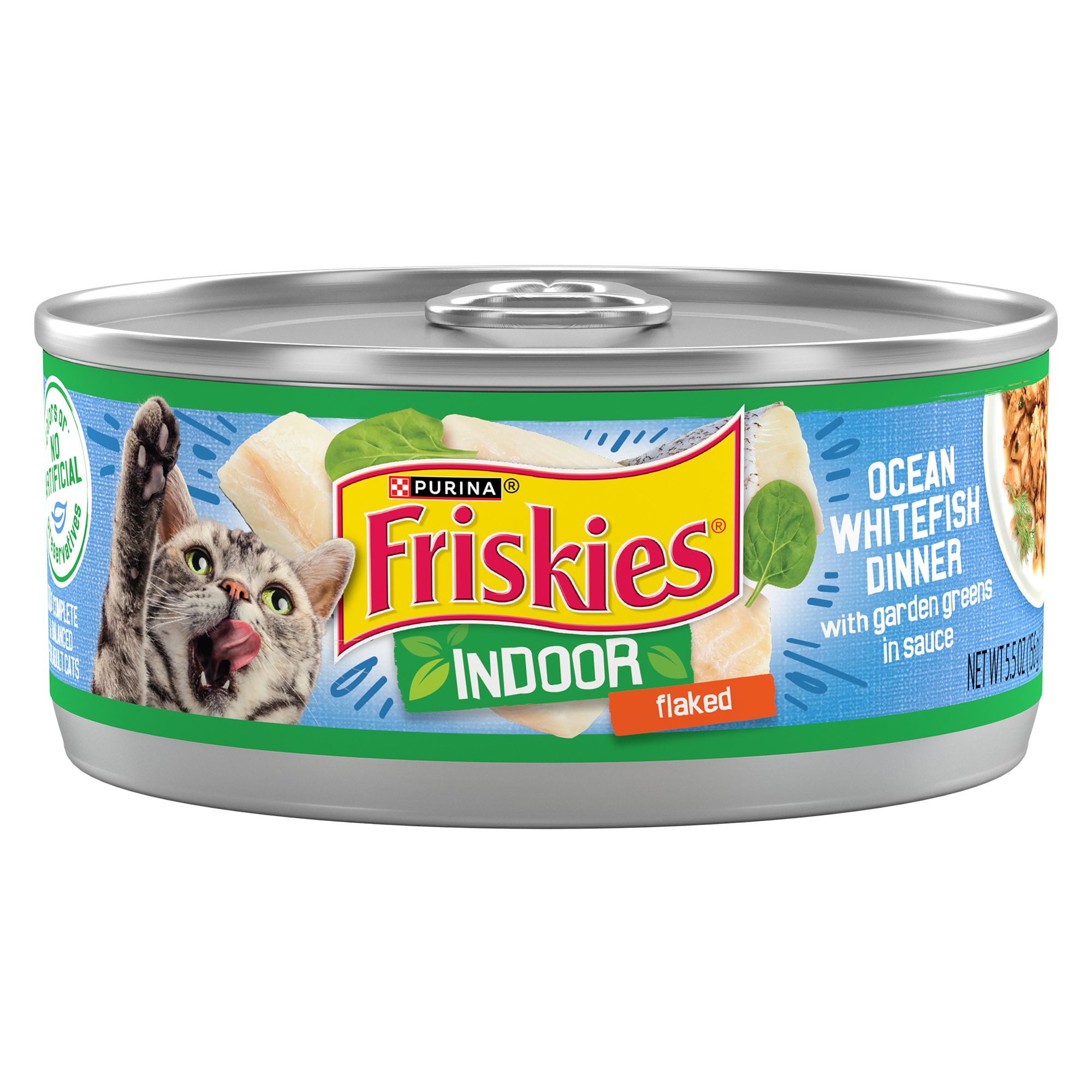 Purina Friskies Indoor Adult Cat Wet Food 6.04 oz. Antioxidants