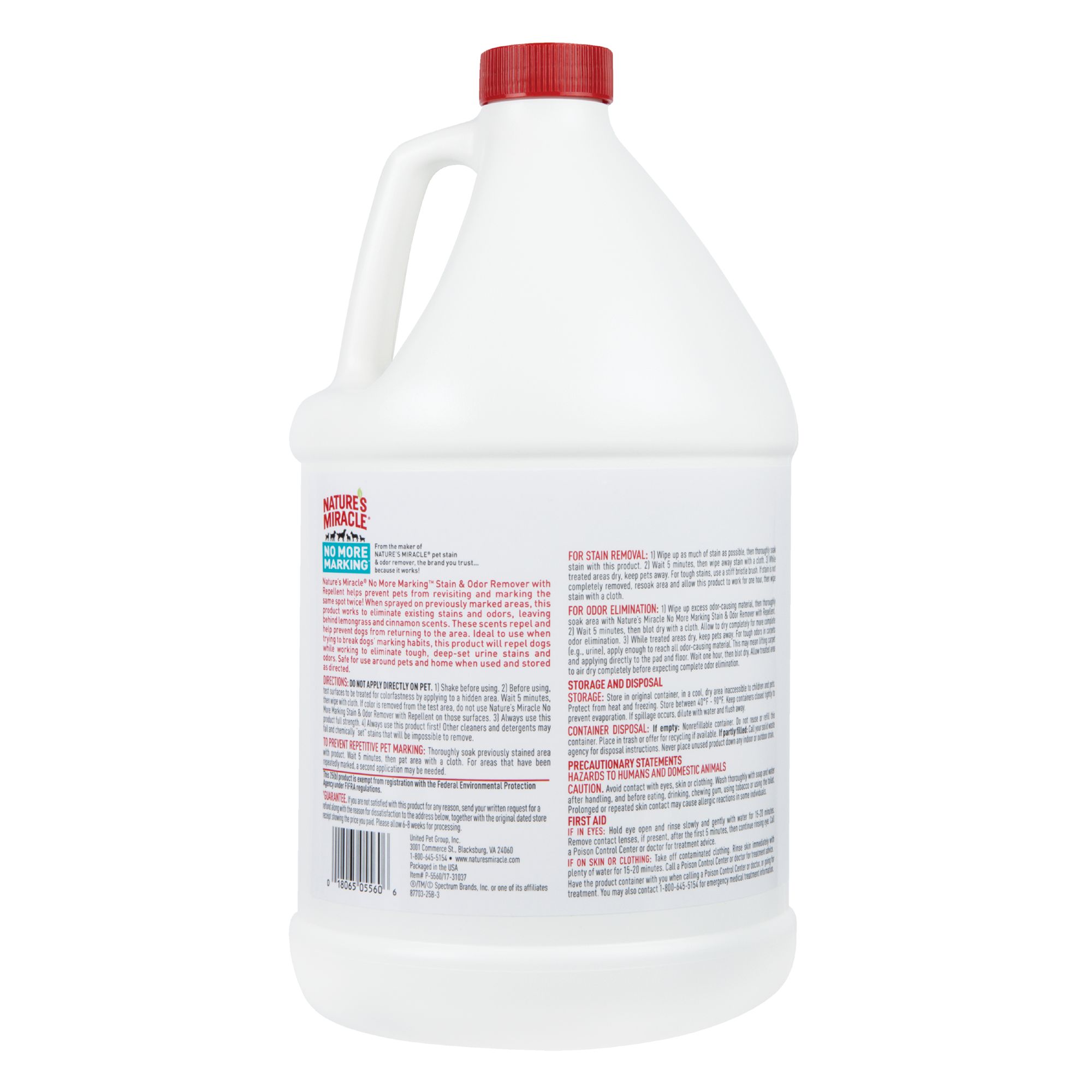 nature's miracle no more marking pet stain & odor remover