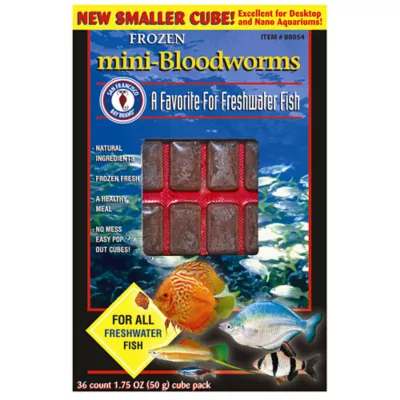 Product San Francisco Bay Brand® Sally's Frozen mini-Bloodworms™ Fish Food