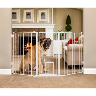 Product Carlson™ Pet Products Flexi Extra Tall Walk-Thru Pet Gate