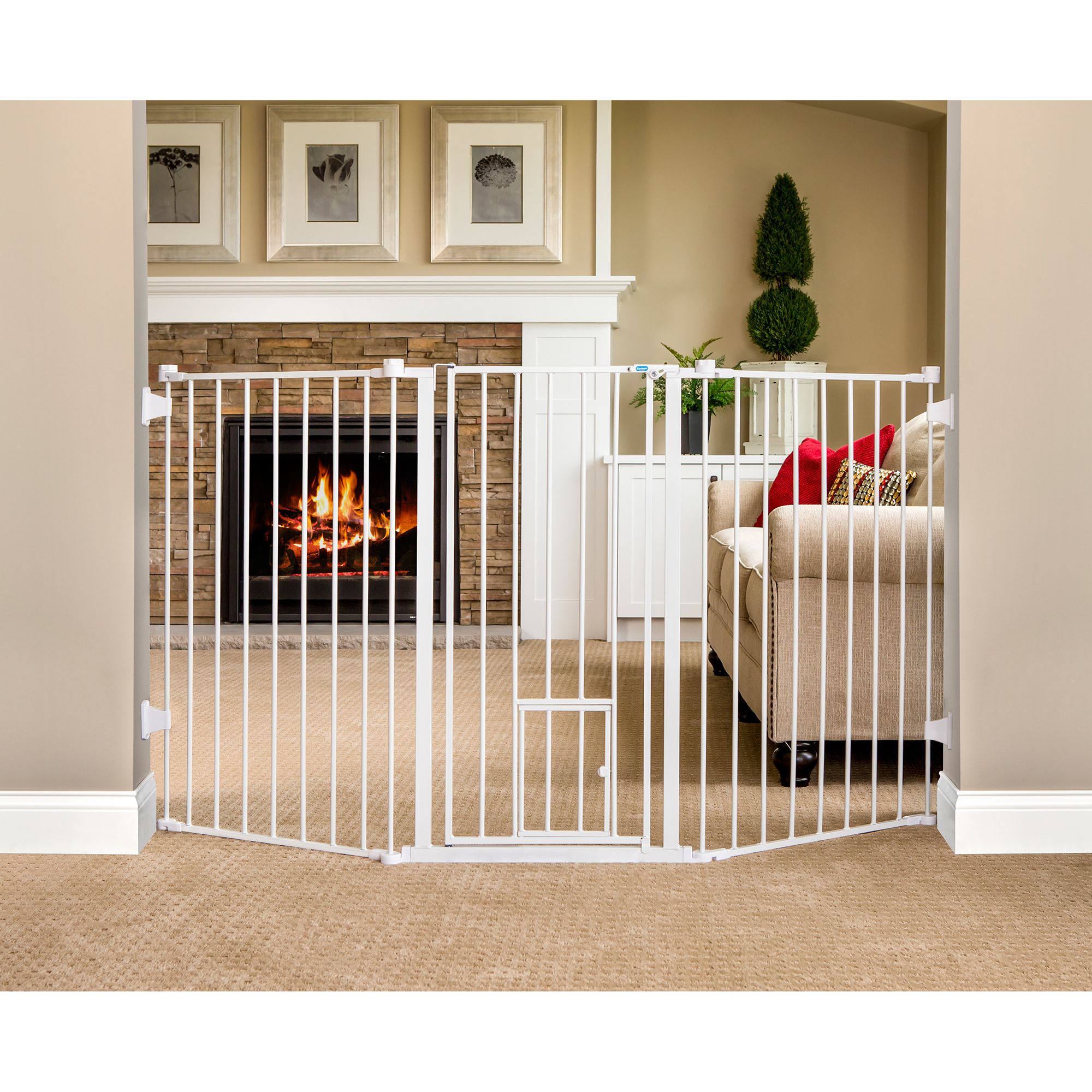 walk through gate with cat door