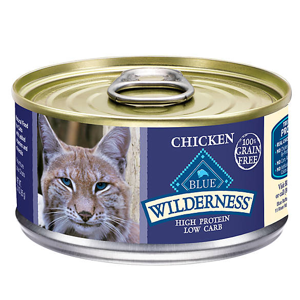 BLUE Wilderness® Adult Cat Food Natural, Grain Free, Chicken cat