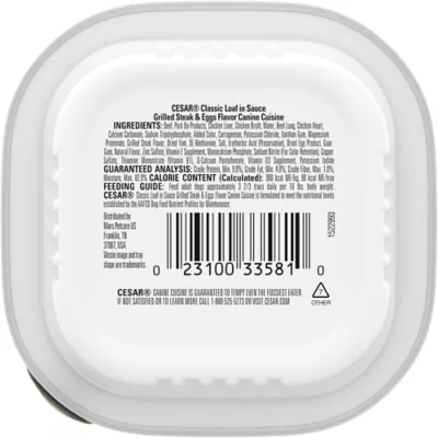 Product Cesar® Classics Adult Wet Dog Food - Loaf, 3.5 Oz.