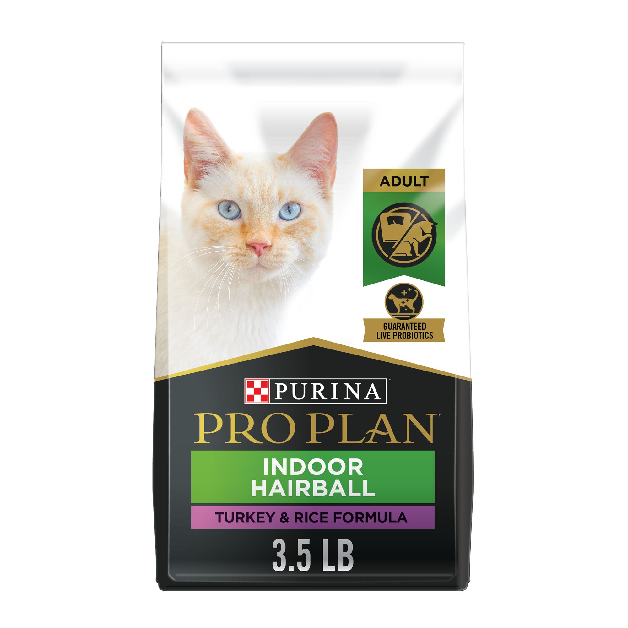 Purina Pro Plan Focus Indoor Adult Dry Cat Food With Vitamins High Fiber Turkey Rice