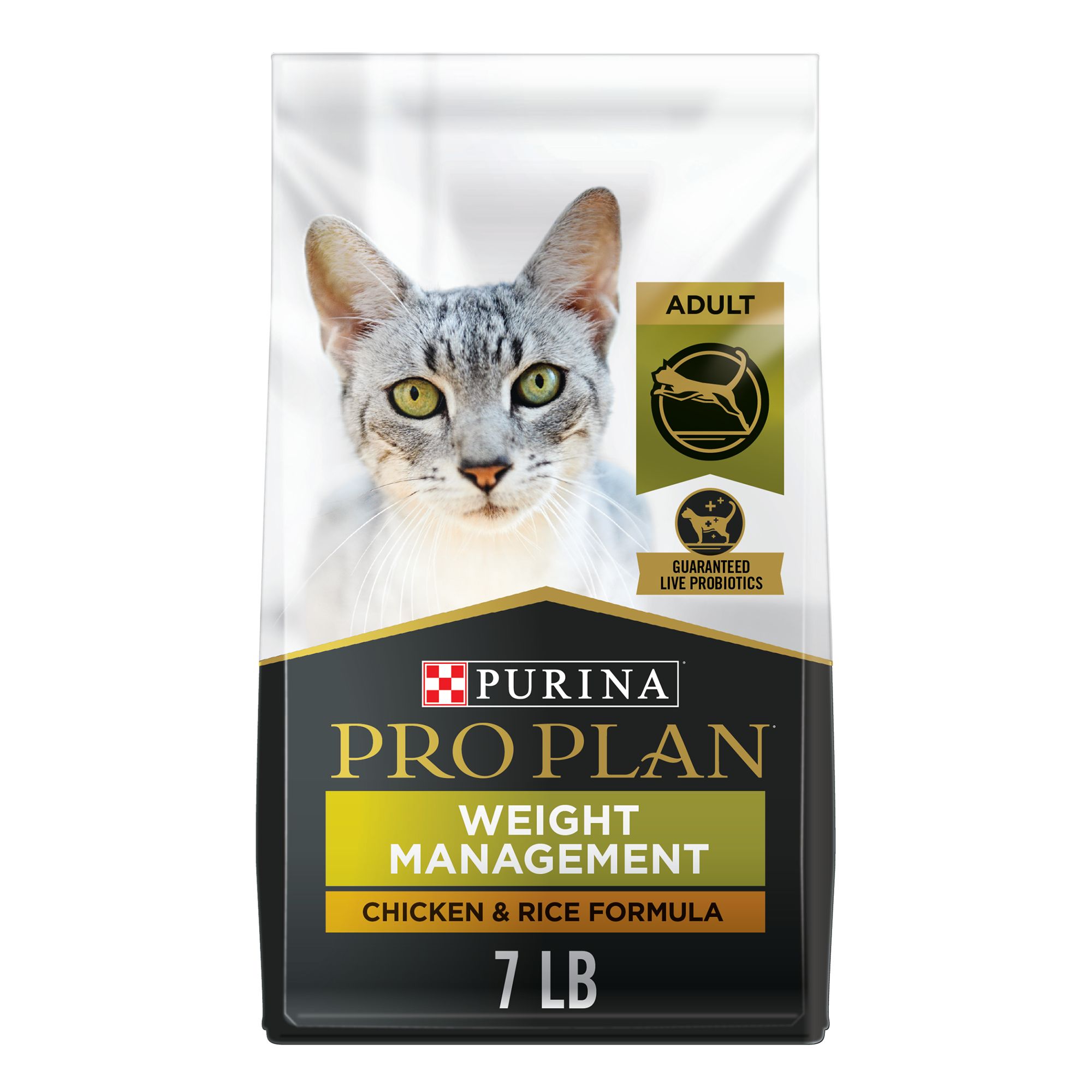 Purina Pro Plan Specialized Adult Dry Cat Food Low Calorie No Artificial Colors Chicken Rice