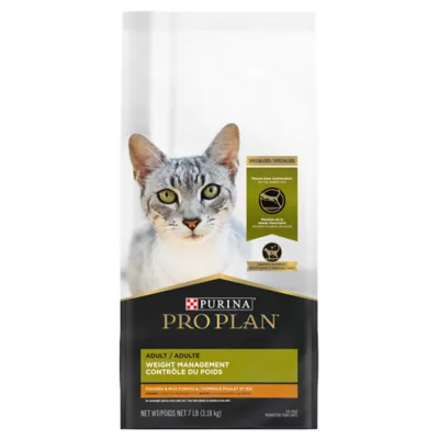 Purina Pro Plan Specialized Adult Dry Cat Food Low Calorie No Artificial Colors Chicken Rice