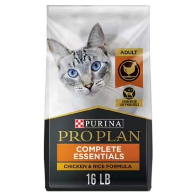 Product Purina Pro Plan Complete Essentials Adult Dry Cat Food - With Vitamins, Probiotics, Chicken & Rice