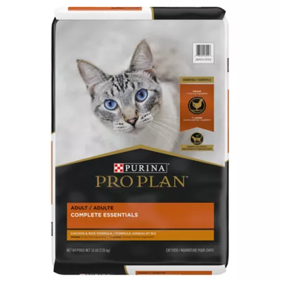 Purina Pro Plan Complete Essentials Adult Dry Cat Food With Vitamins Probiotics Chicken Rice