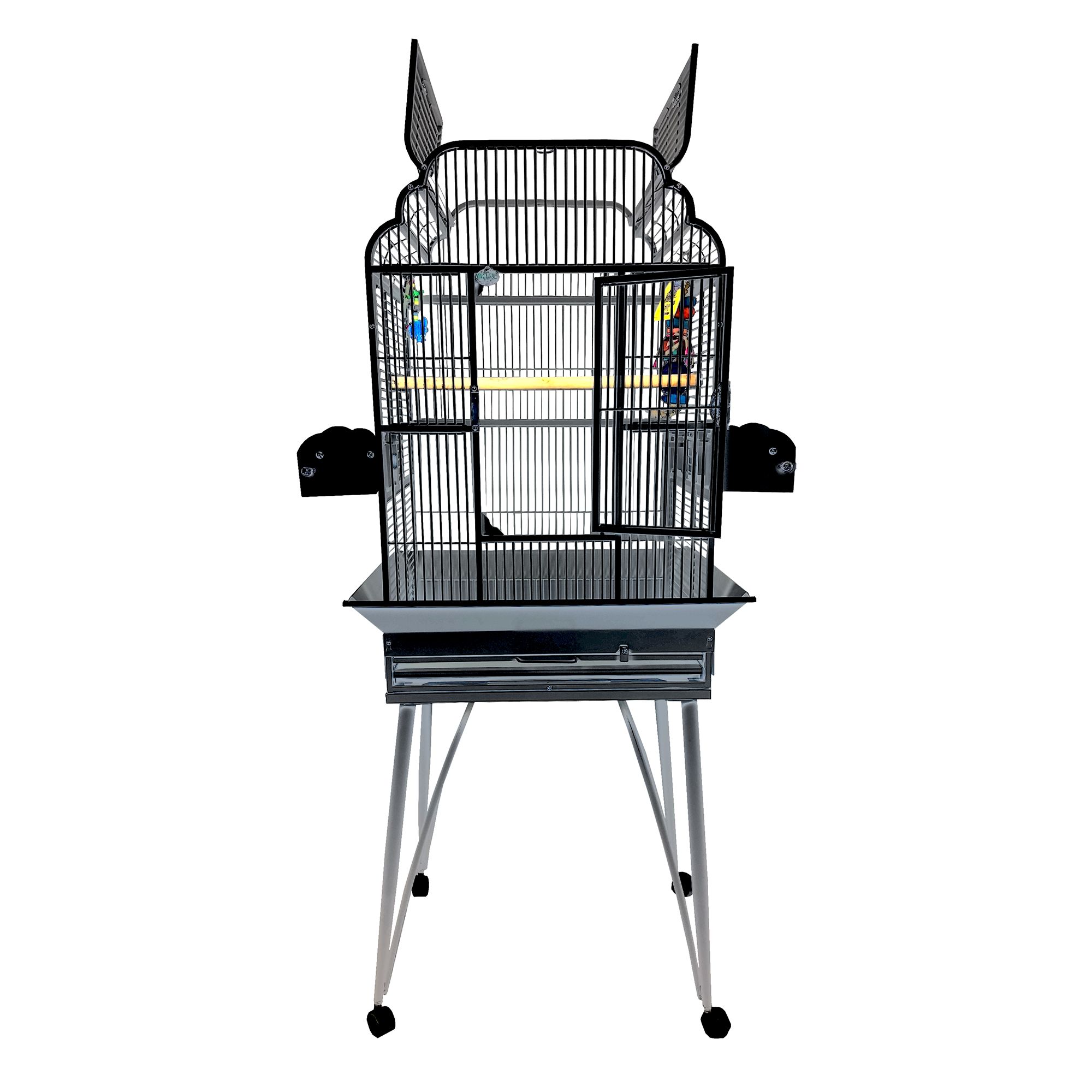 A&E A&E Victorian Top Cage with Removable Stand Black 22x18