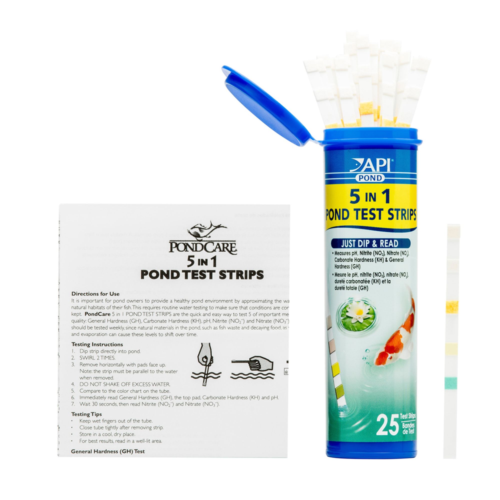 API® POND 5 IN 1 Pond Water Test Strips for Pond Water Testing - thumbnail 3