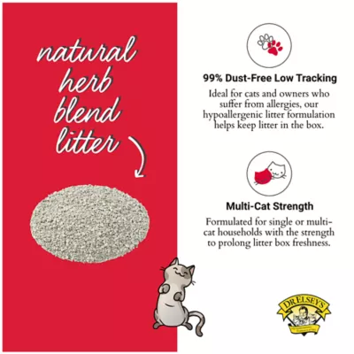 Product Dr. Elsey's Precious Cat Cat Attract Clumping Multi-Cat Clay Cat Litter - Low Dust