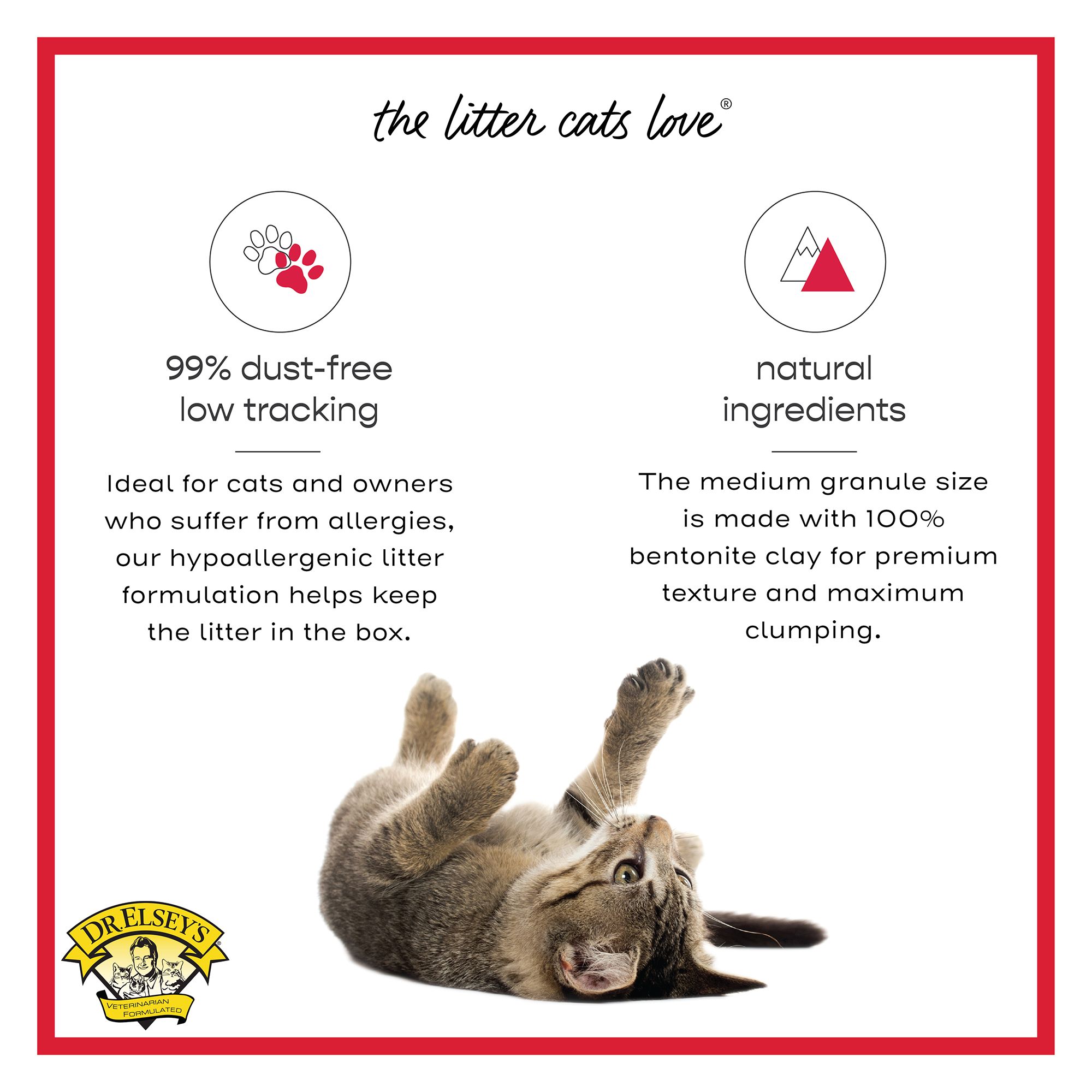 Dr. Elsey's Precious Cat Cat Attract Clumping Multi-Cat Clay Cat Litter - Low Dust - thumbnail 4