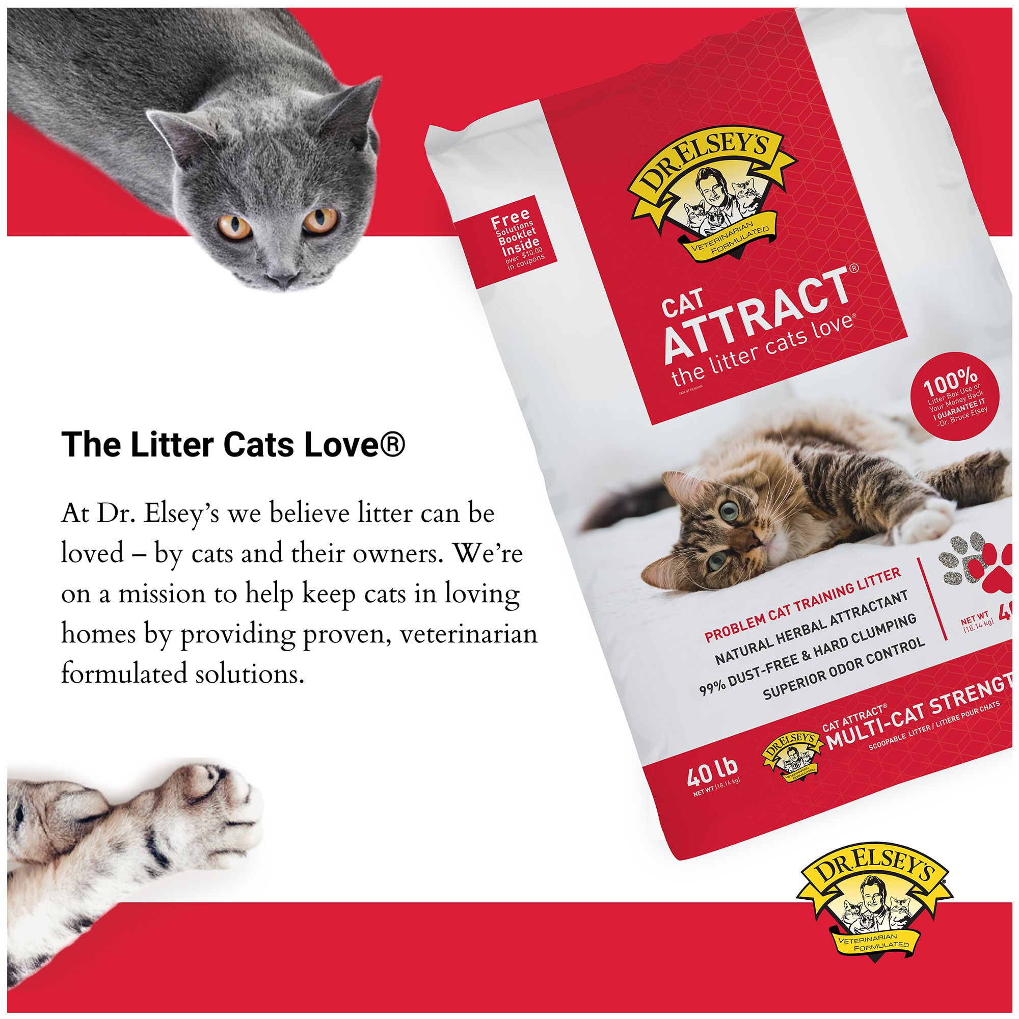 Dr. Elsey s Precious Cat Cat Attract Clumping Multi Cat Clay Cat Litter PetSmart in Tustin CA