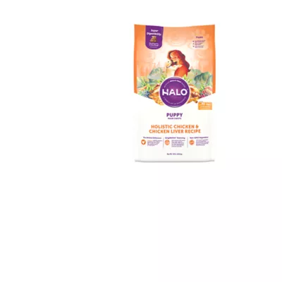 Product HALO® DreamCoat Puppy Food - Natural, Holistic Chicken & Chicken Liver Recipe