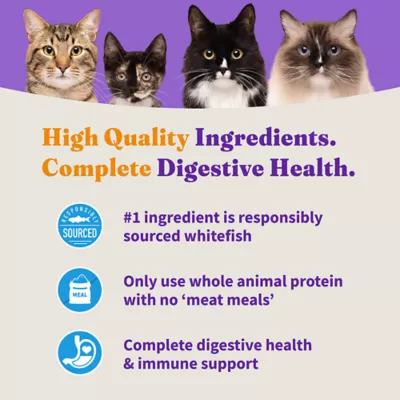 Product HALO® DreamCoat Sensitive Stomach Cat Food - Natural, Holistic Seafood Medley