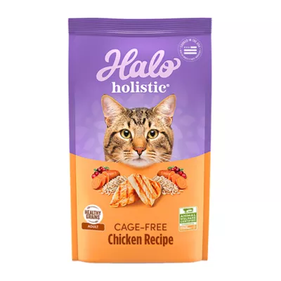 HALO DreamCoat Adult Cat Food Natural Holistic Chicken Chicken Liver Recipe