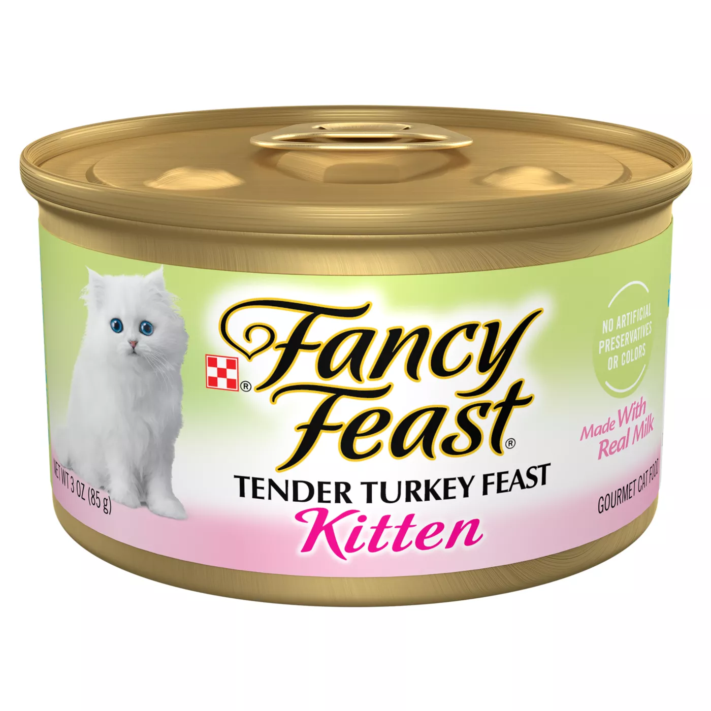 Fancy Feast Kitten Kitten Cat Wet Food 3.33 oz. With Vitamins High Protein