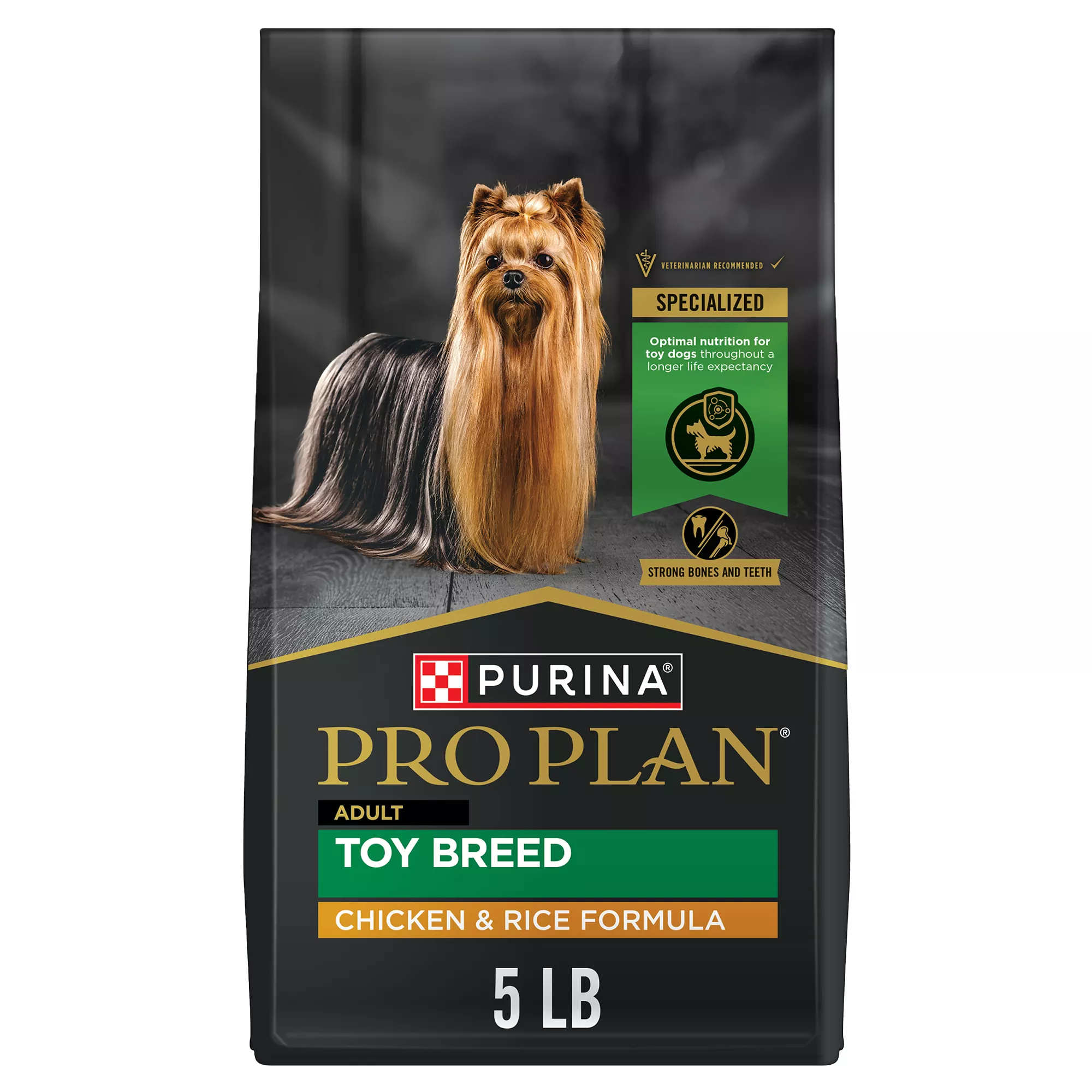 Purina Pro Plan Specialized Toy Breed Adult Dry Dog Food - High Protein, Chicken & Rice