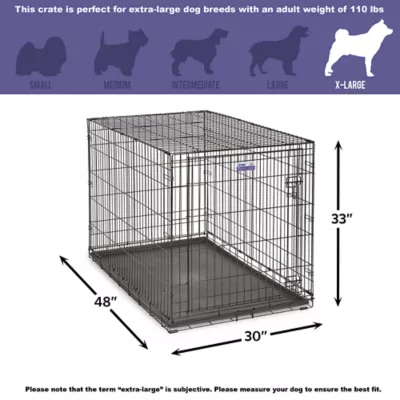 MidWest iCrate Single Door Folding Dog Crate with Divider Panel - Image 8